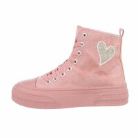 Damen High-Sneakers - pink