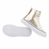 Damen High-Sneakers - gold