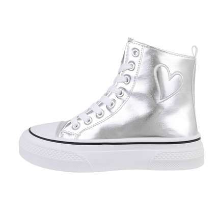 Damen High-Sneakers - silver