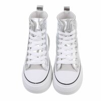 Damen High-Sneakers - silver