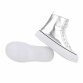 Damen High-Sneakers - silver