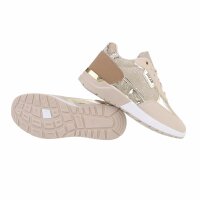 Damen Low-Sneakers - beige