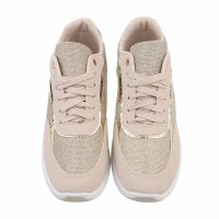 Damen Low-Sneakers - beige