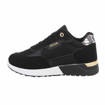 Damen Low-Sneakers - black Gr. 38