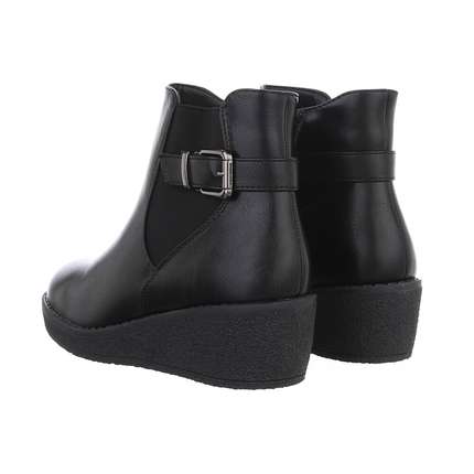 Damen Keilstiefeletten - black