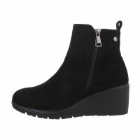 Damen Keilstiefeletten - black