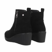 Damen Keilstiefeletten - black