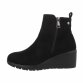 Damen Keilstiefeletten - black - 12 Paar