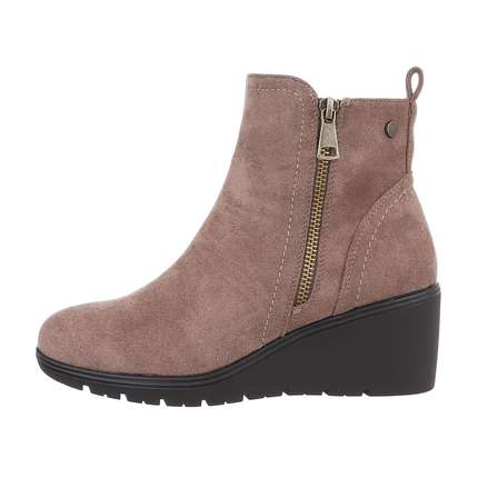 Damen Keilstiefeletten - khaki