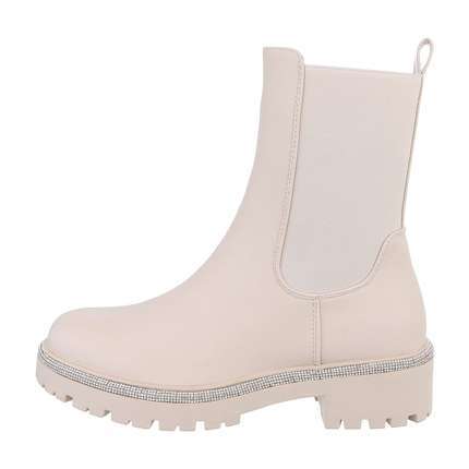 Damen Klassische Stiefel - beige Gr. 39