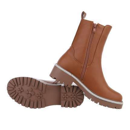 Damen Klassische Stiefeletten - camel