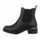 Damen Chelsea Boots - blackpu - 12 Paar