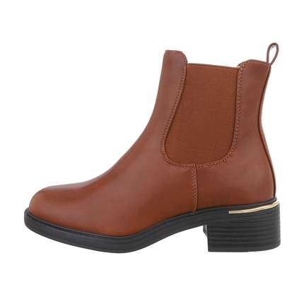 Damen Chelsea Boots - camelpu Gr. 36