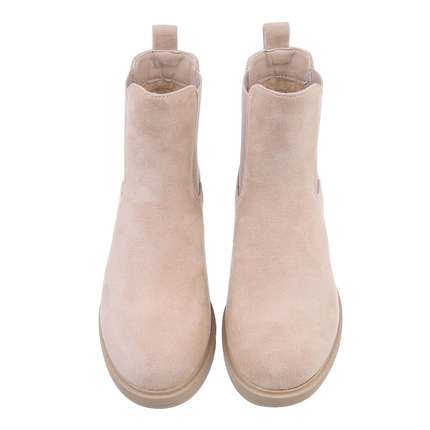 Damen Chelsea Boots - beigesuede