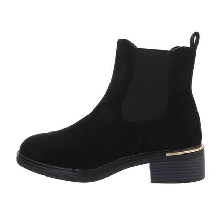 Damen Chelsea Boots - blacksuede