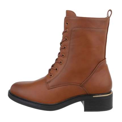 Damen Schnrstiefeletten - camel Gr. 36