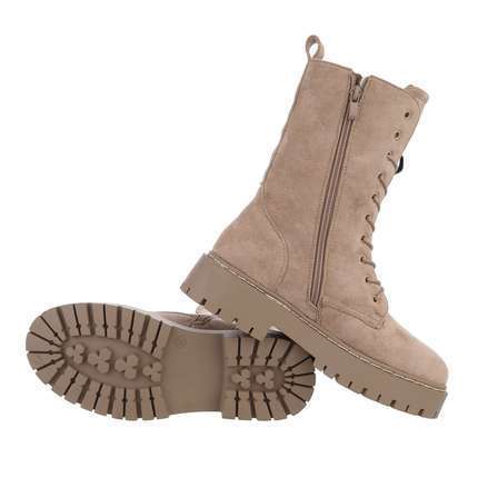 Damen Schnrstiefeletten - khaki