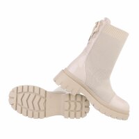 Damen Klassische Stiefeletten - beige