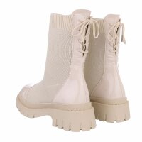 Damen Klassische Stiefeletten - beige