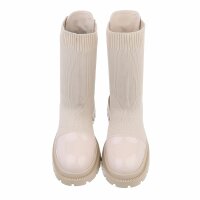 Damen Klassische Stiefeletten - beige