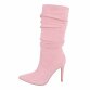 Damen High-Heel Stiefel - nude