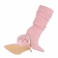 Damen High-Heel Stiefel - nude