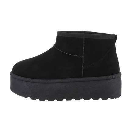 Damen Winterstiefeletten - allblack Gr. 38