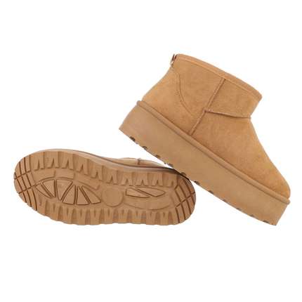 Damen Winterstiefeletten - camel