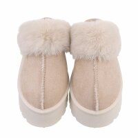 Damen Pantoletten - beige