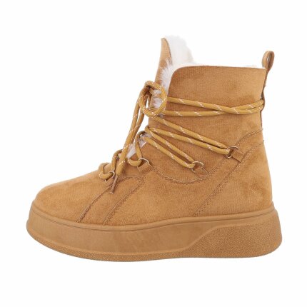 Damen Winterstiefeletten - camel