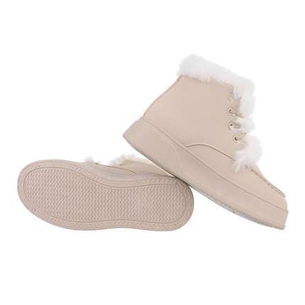 Damen Winterstiefeletten - beige