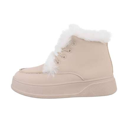 Damen Winterstiefeletten - beige Gr. 39