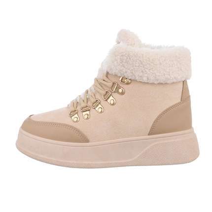 Damen Winterstiefeletten - beige