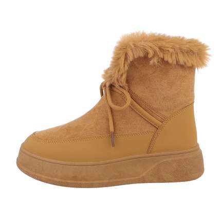 Damen Winterstiefeletten - beige Gr. 38