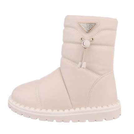 Damen Winterstiefeletten - beige