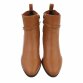 Damen High-Heel Stiefeletten - camel