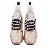 Damen Low-Sneakers - champagne