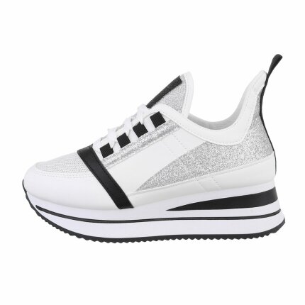 Damen Low-Sneakers - white - 12 Paar