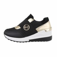 Damen Low-Sneakers - gold