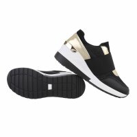 Damen Low-Sneakers - gold