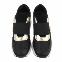 Damen Low-Sneakers - gold