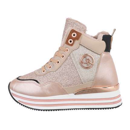 Damen High-Sneakers - champagne