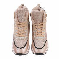 Damen High-Sneakers - champagne