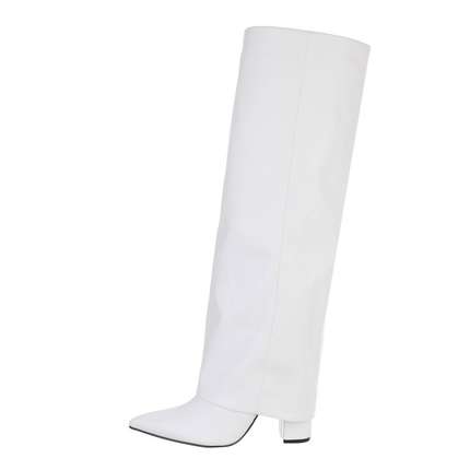 Damen High-Heel Stiefel - white