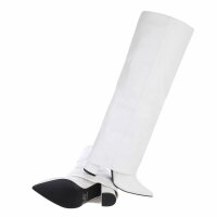 Damen High-Heel Stiefel - white