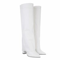 Damen High-Heel Stiefel - white