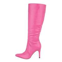 Damen High-Heel Stiefel - pink