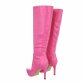 Damen High-Heel Stiefel - pink