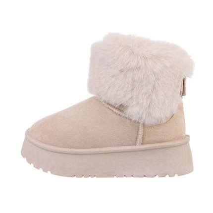 Damen Winterstiefeletten - beige