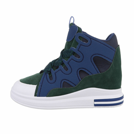 Damen High-Sneakers - blue - 12 Paar